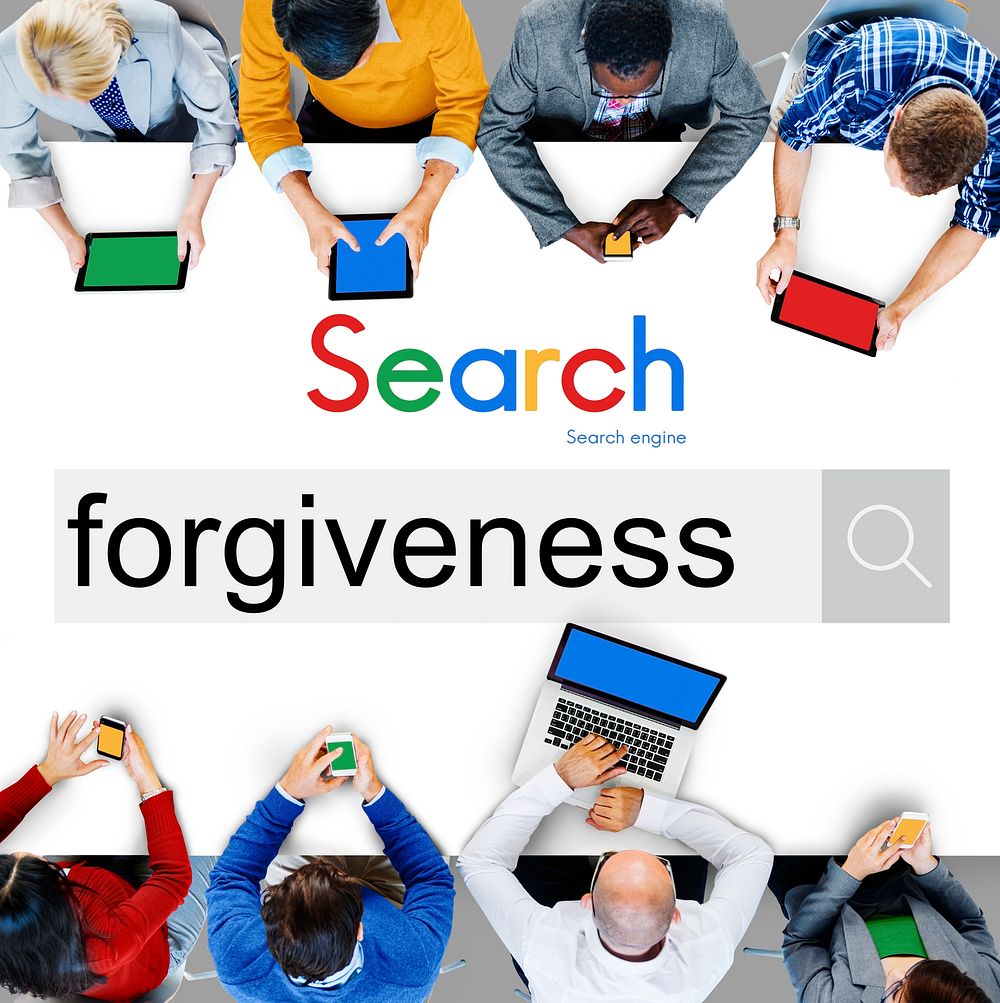 Forgiveness Forgiving Forgiven Apologize Choice Concept