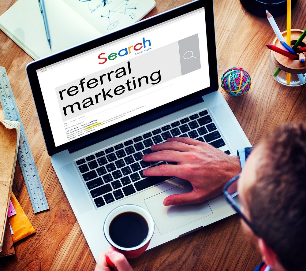 Referral Marketing Referal Advertisement Client Concept