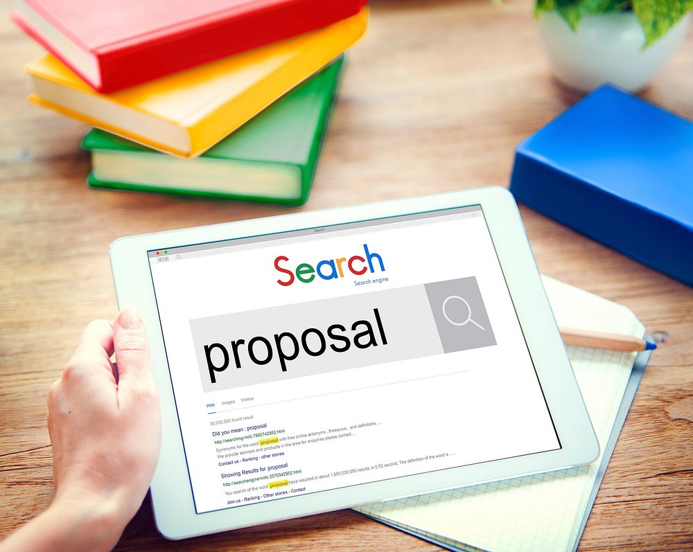 Proposal Proposition Asking Scheme Suggestion Concept