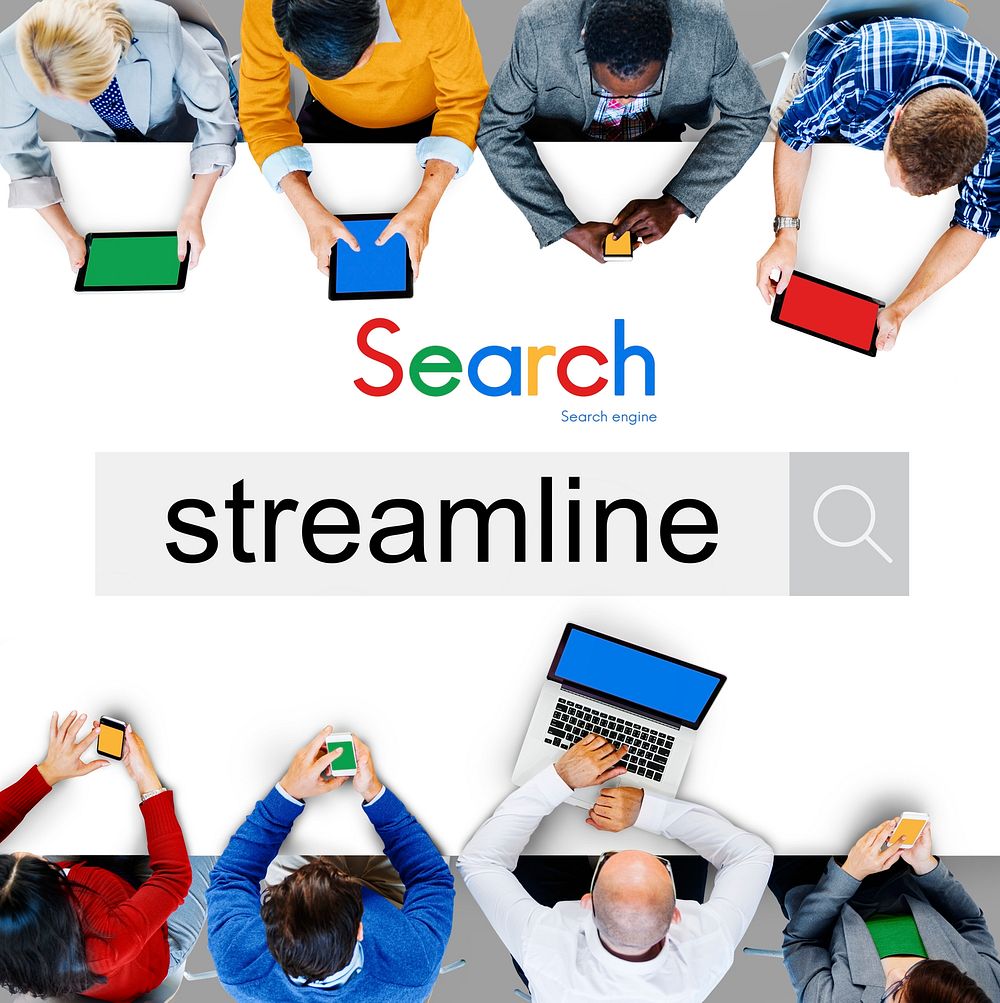 Streamline Broadcasting Multimedia Live Online Concept