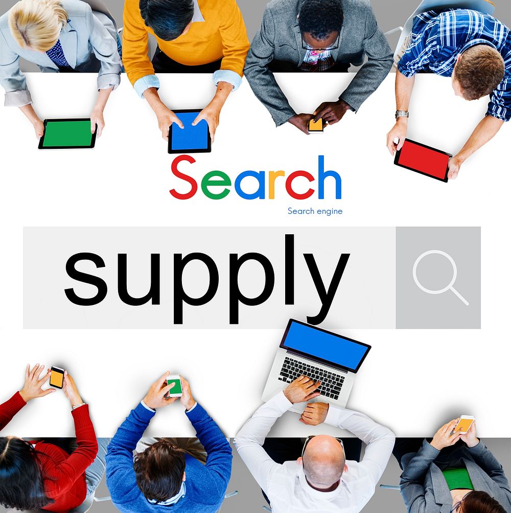 Supply Distribution Industrial Production Marketing Concept