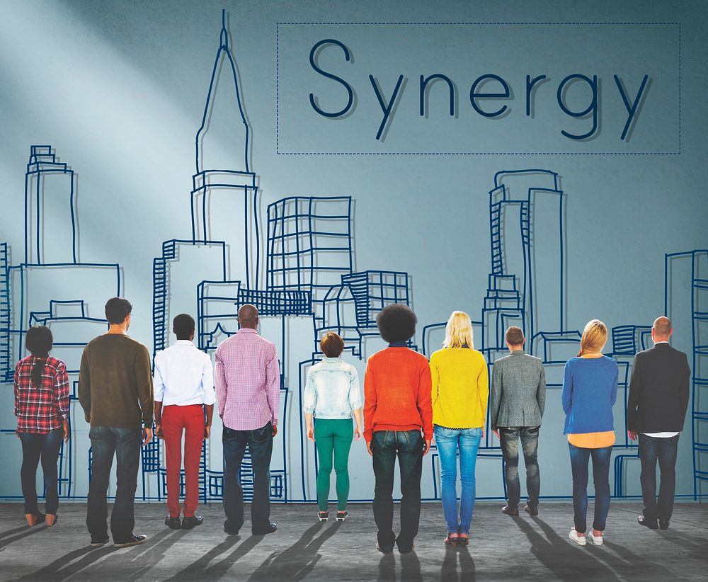 Synergy Team Interaction Organization Cooperation Concept