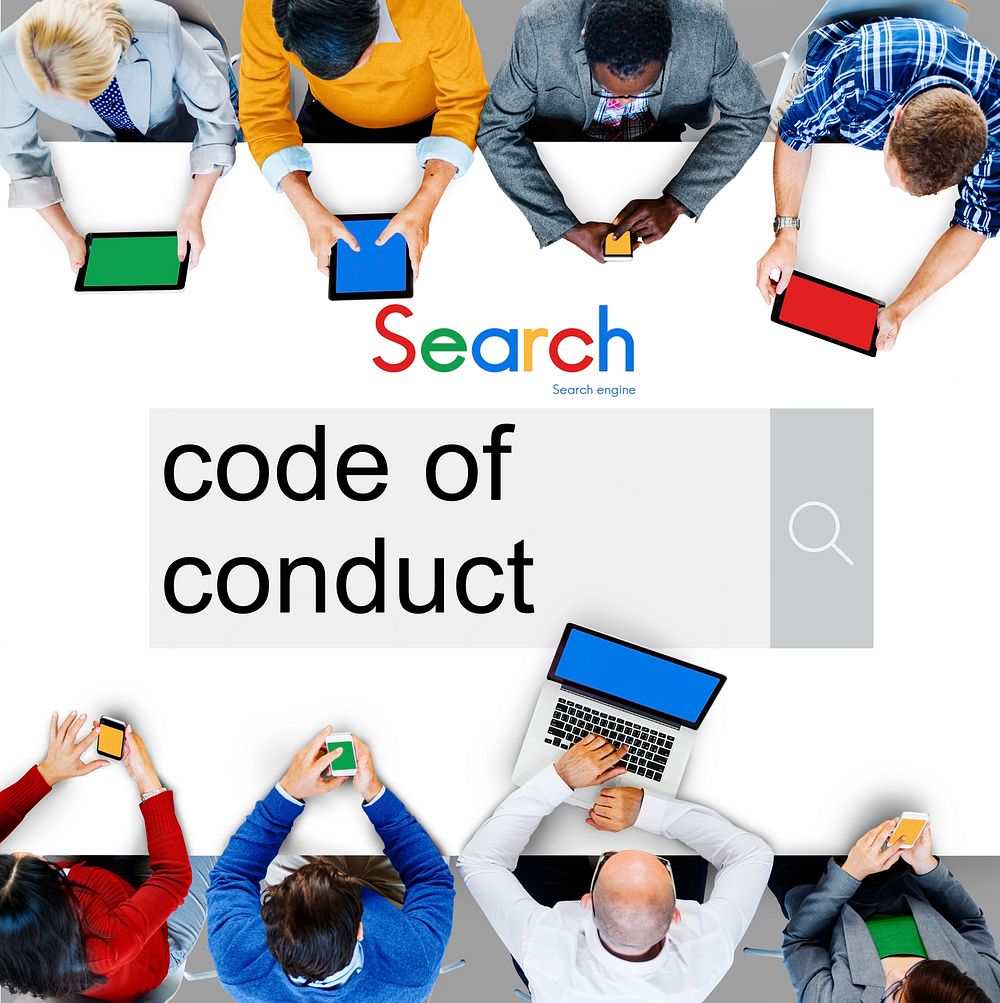 Code of Conduct Law Moral Code Concept