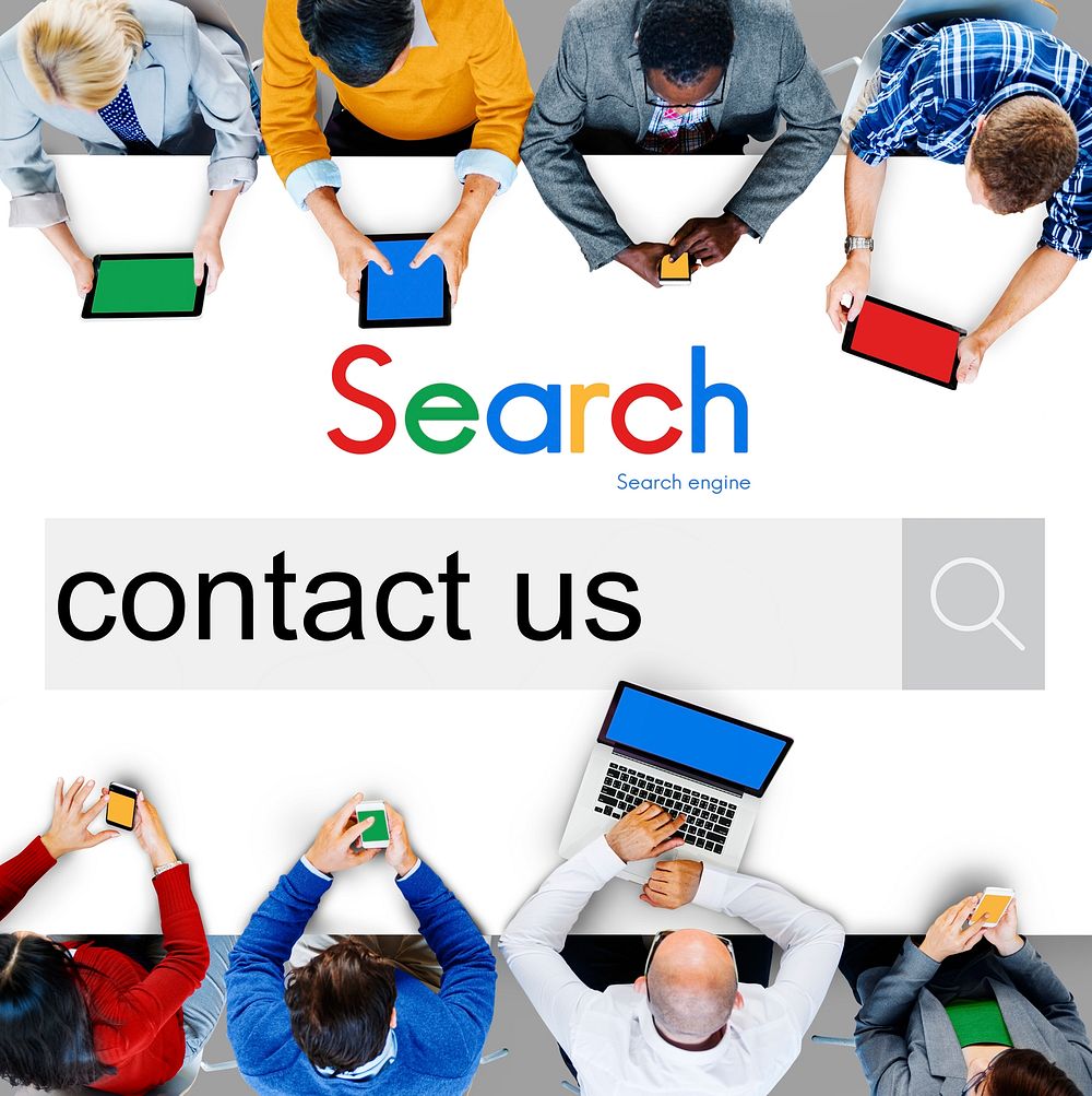 Contact Us Infromation Service Customer Care Concept