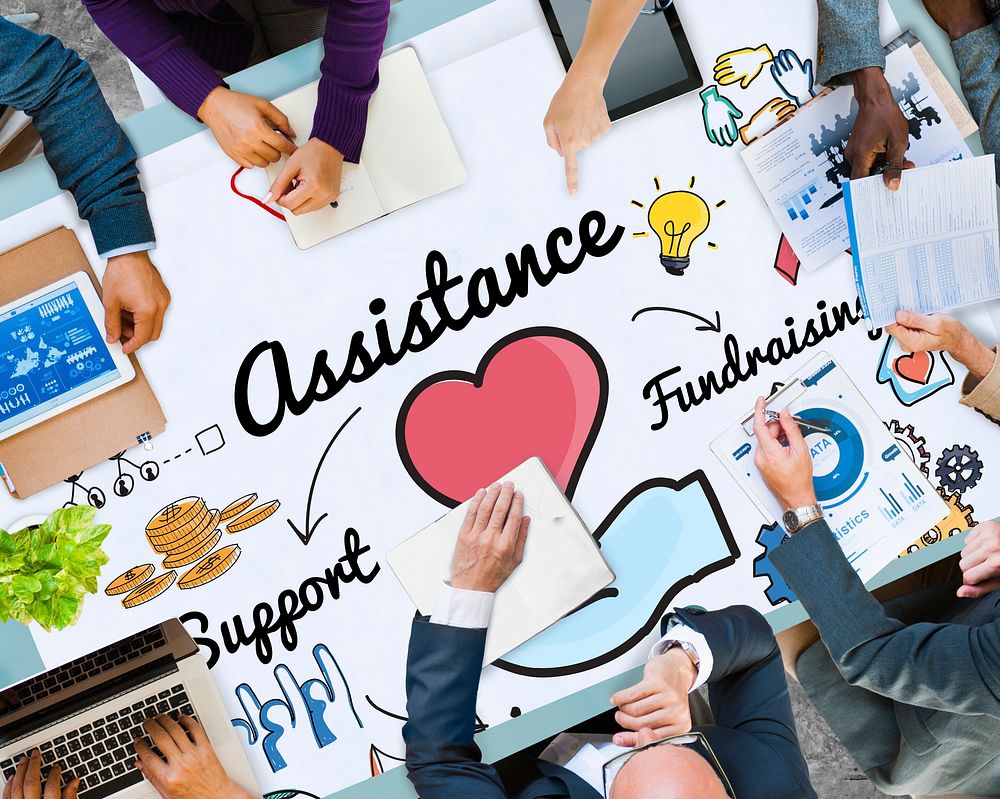 Assistance Aid Help Support Partnership Teamwork Concept