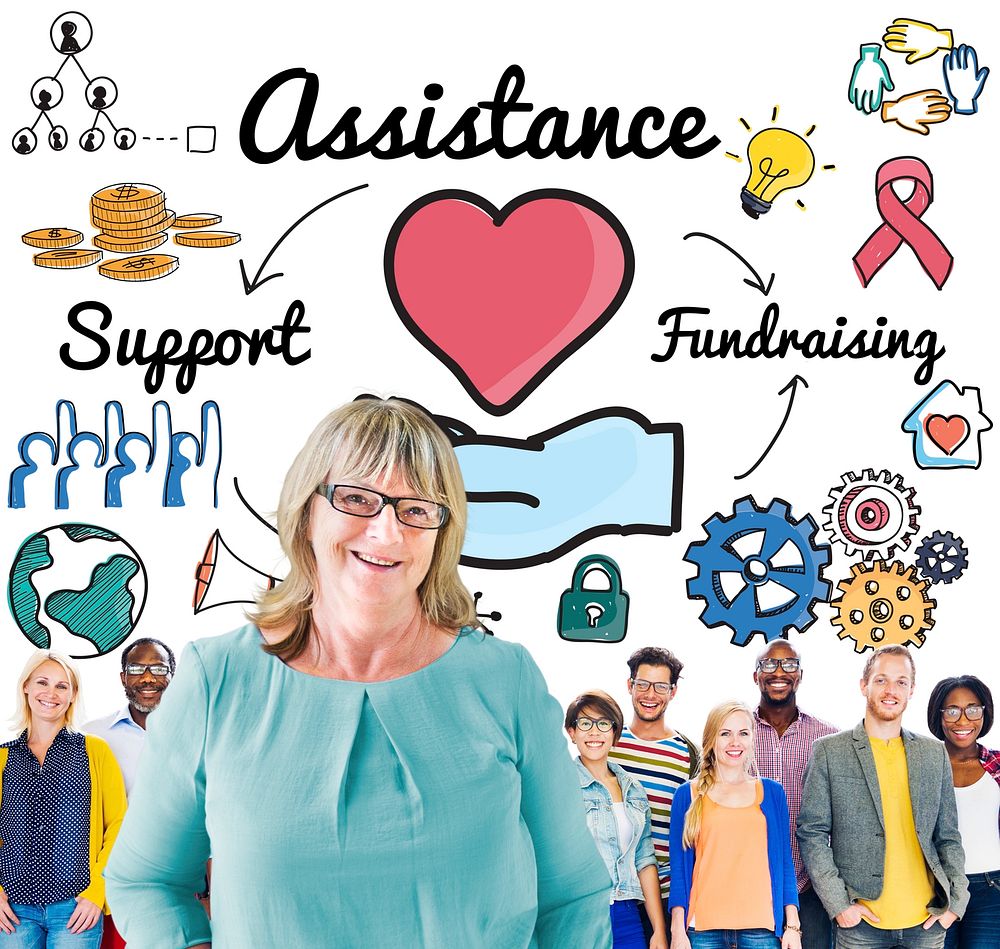 Assistance Aid Help Support Partnership Teamwork Concept