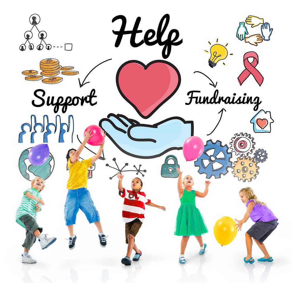 Help Support Fundraising Donate Charity Concept