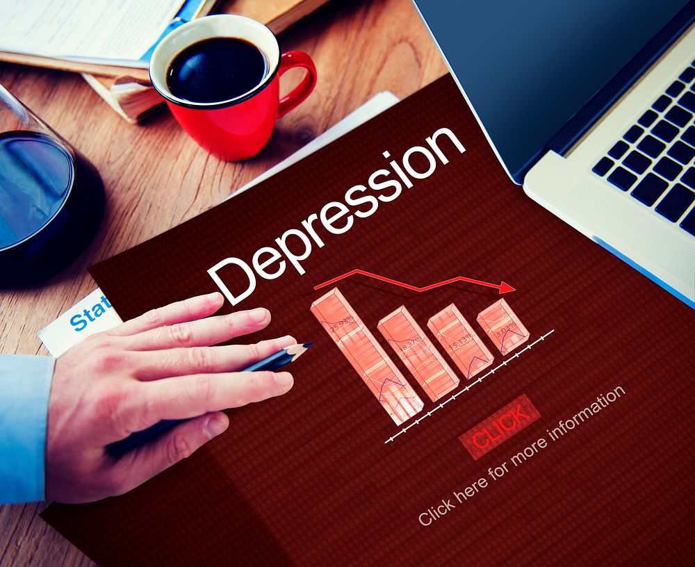 Depression Disorder Downturn Illness Medicine Concept