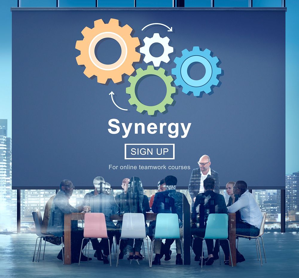 Synergy Teamwork Better Together Collaboration Concept