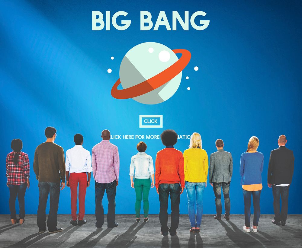 Astronomy Big Bang Planet Spaceship Concept