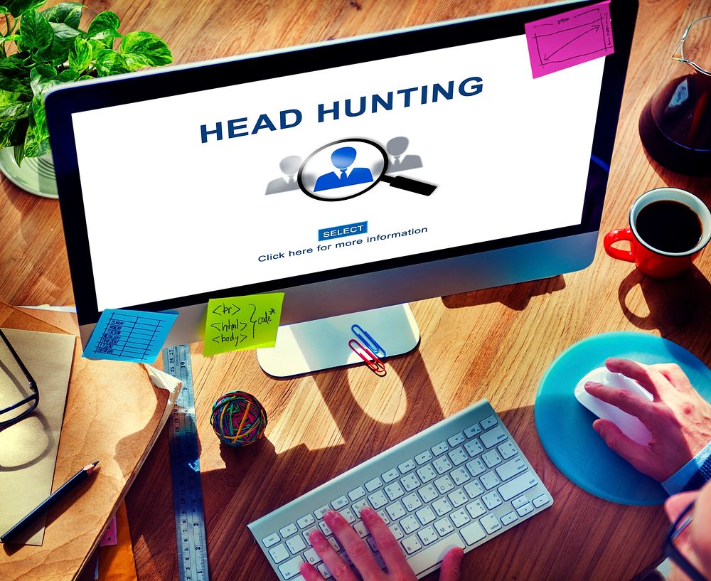 Headhunting Hiring Employment Occupation Jobs Concept