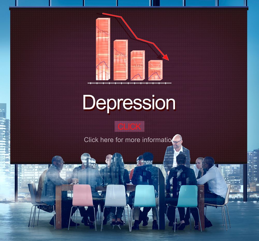 Depression Disorder Downturn Illness Medicine Concept