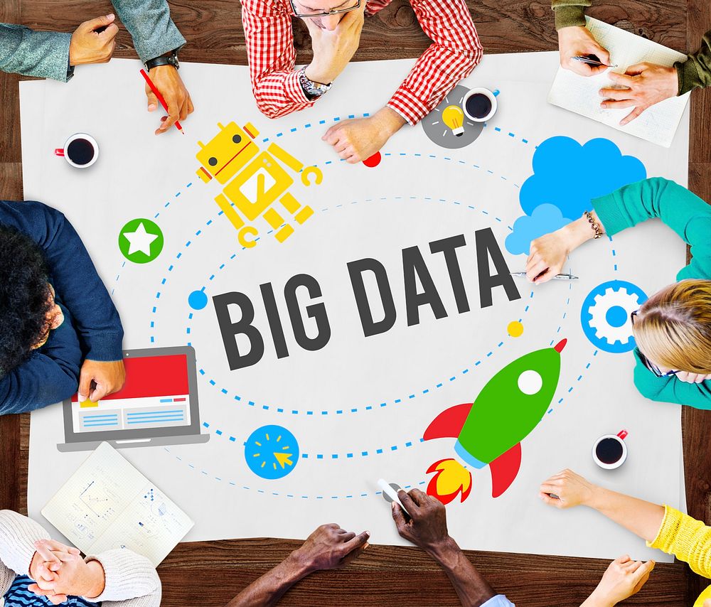 Big Data Database Storage Analysis Security Concept
