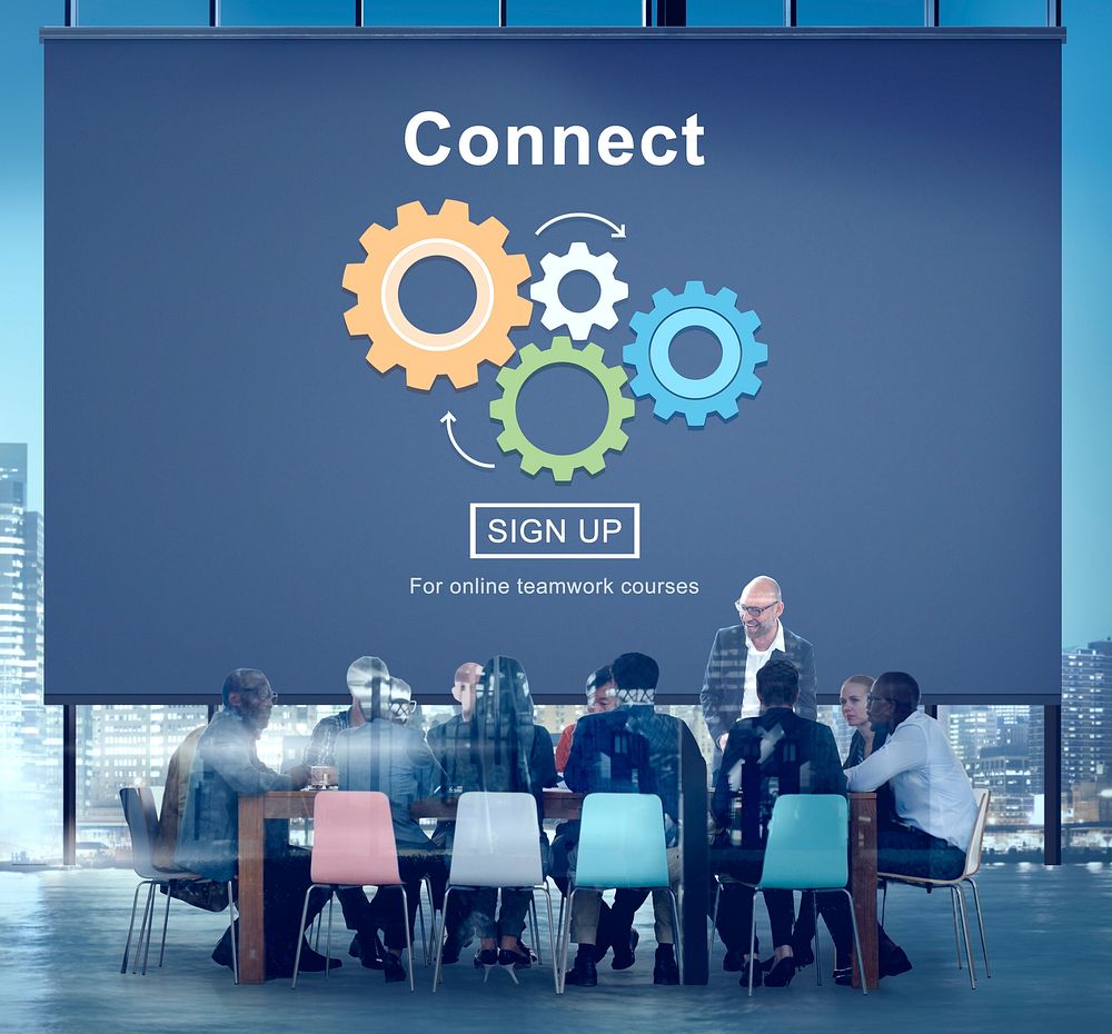 Connect Interaction Team Teamwork Concept