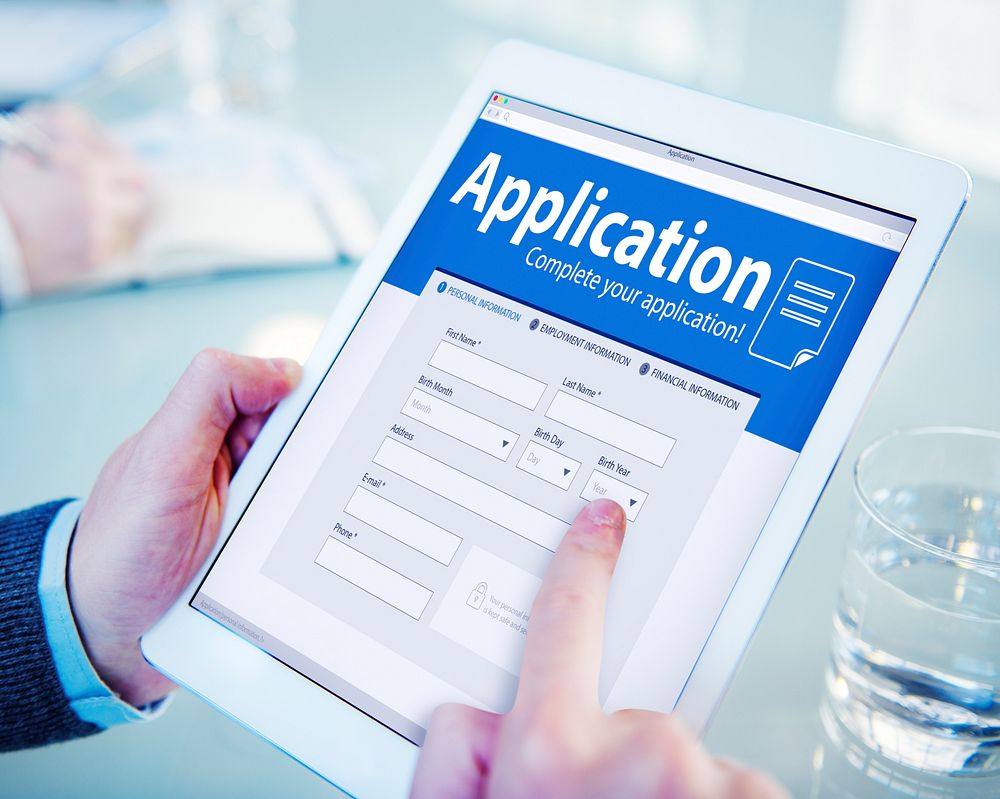 Application Human Resources Hiring Job Recruitment Employment Concept