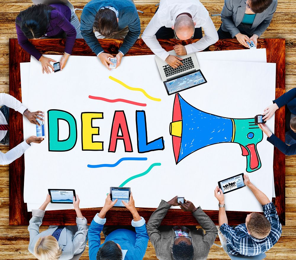 Deal Agreement Corporate Collaboration Partnership Concept