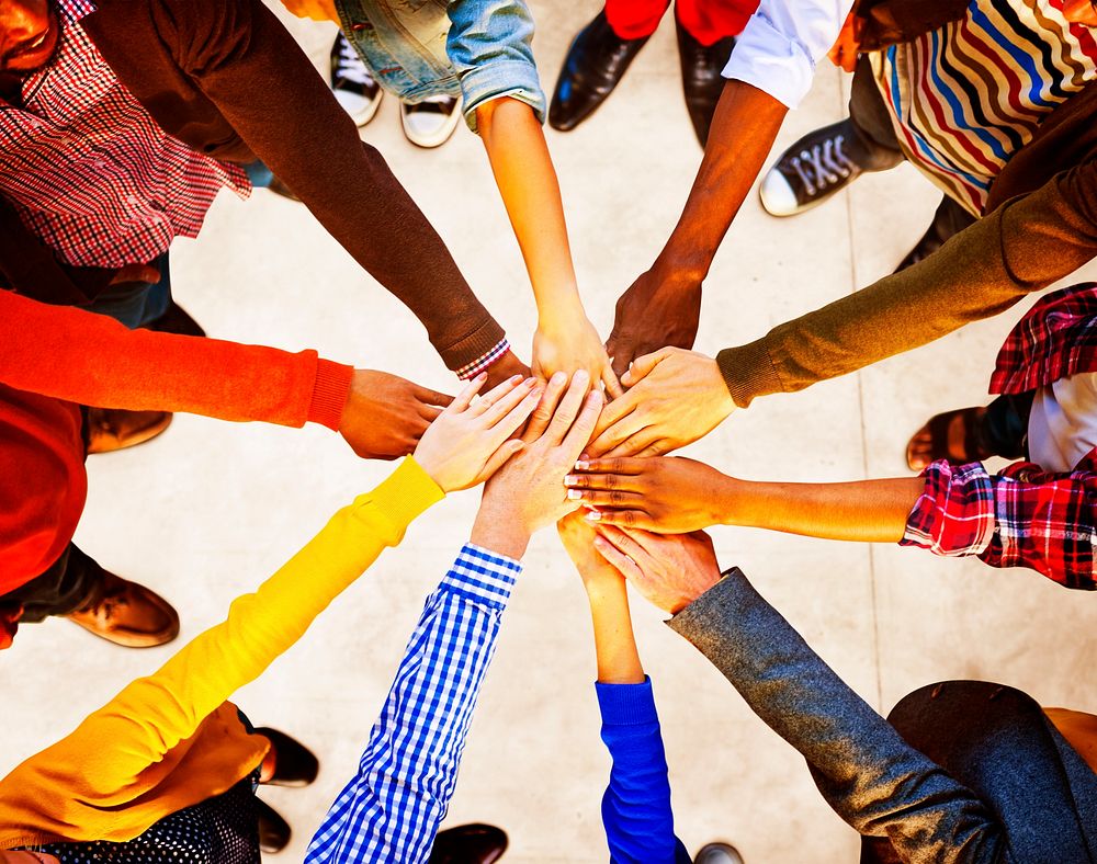 Group of Diverse Multiethnic People Teamwork Concept