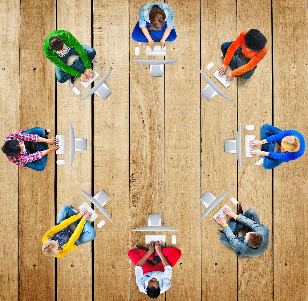 Diversity Teamwork Communication Digital Networking Concept