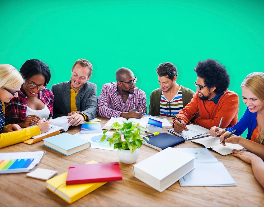 Study group of college students