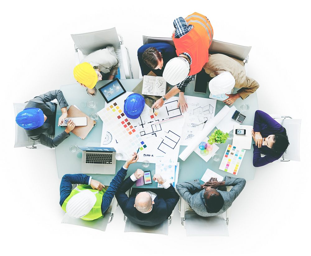 Business People, Designers and Architects Working Concept