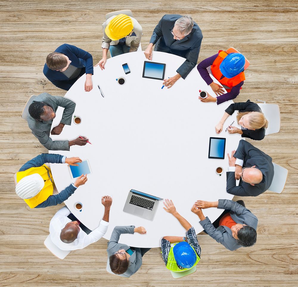 Group of Business People in a Meeting