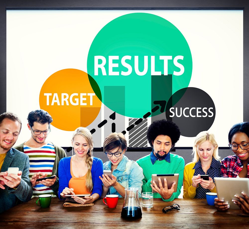 Results Target Success Planning Strategy Progress Concept