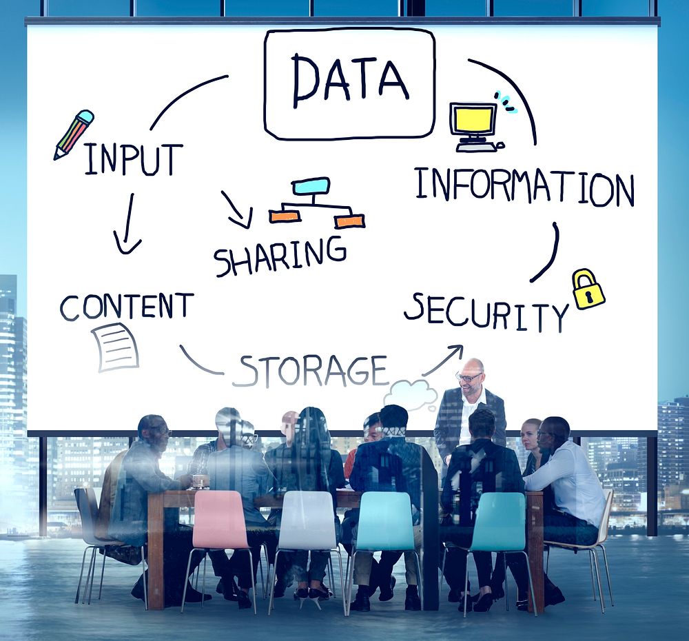 Data Analysis Storage Information Concept