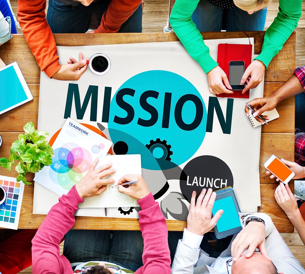Mission Innovate Launch Success Goal Concept