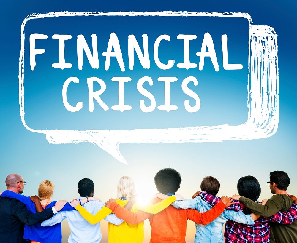 Financial Crisis Bankruptcy Depression Finance Concept