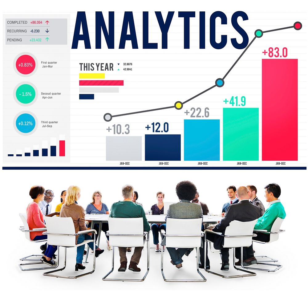 Analitics Data Analysis Strategy Statistic Concept
