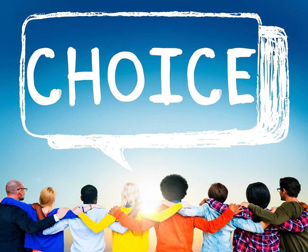 Choice Challenge Making Decision Selection Concept