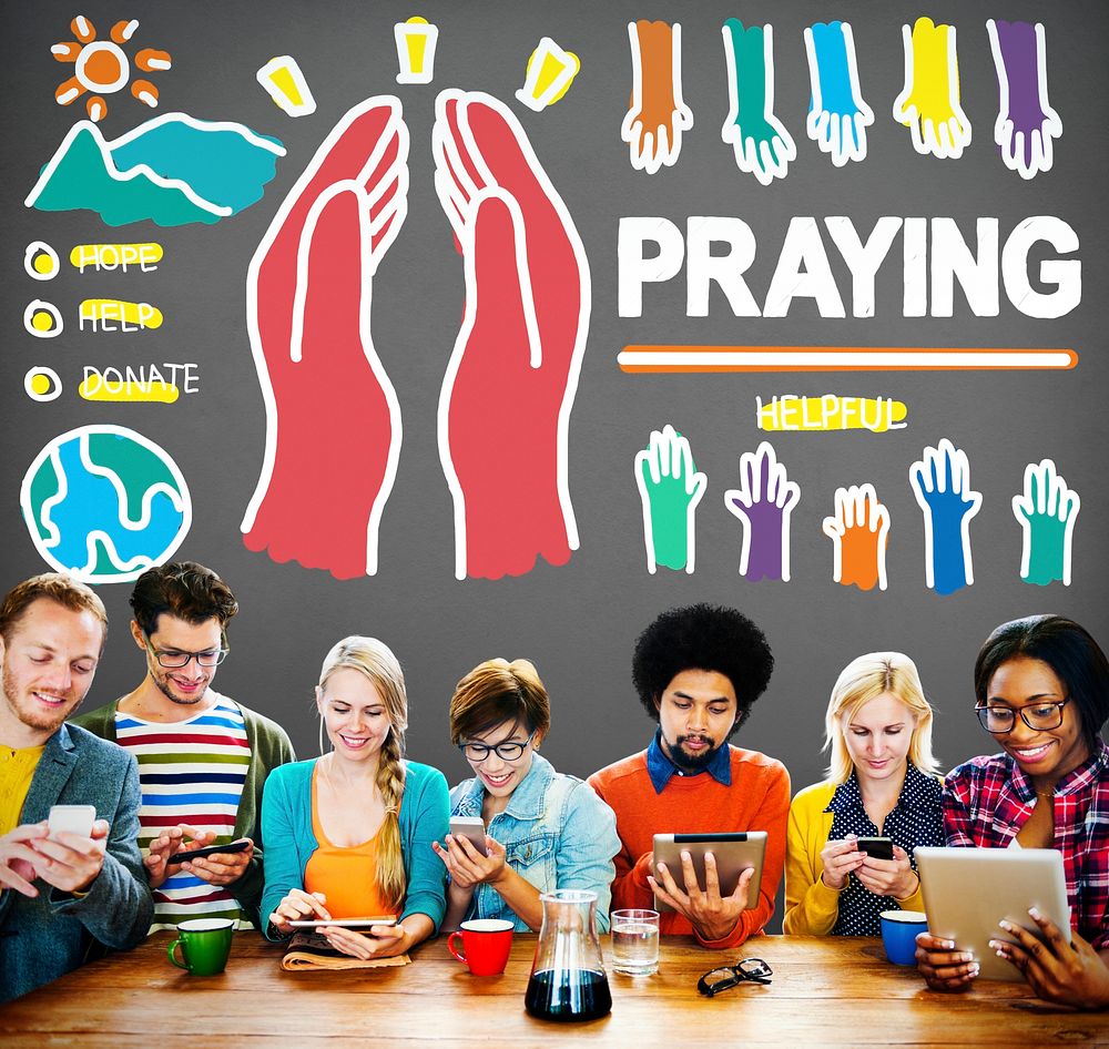 Pray Praying Hope Help Spirituality Religion Concept