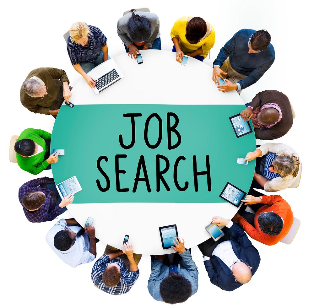 Job Search Searching Career Application Concept