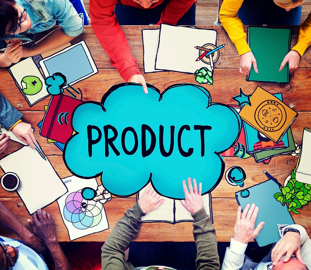 Product Production Collection Marketing Advertising Concept