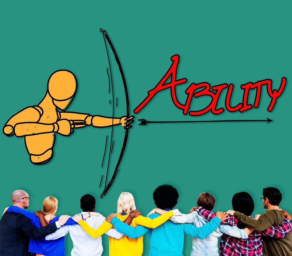 Ability Talent Strength Archery Aim Concept