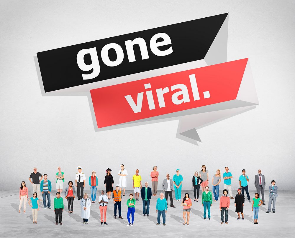 Gone Vial Popular Social Media Networking Concept