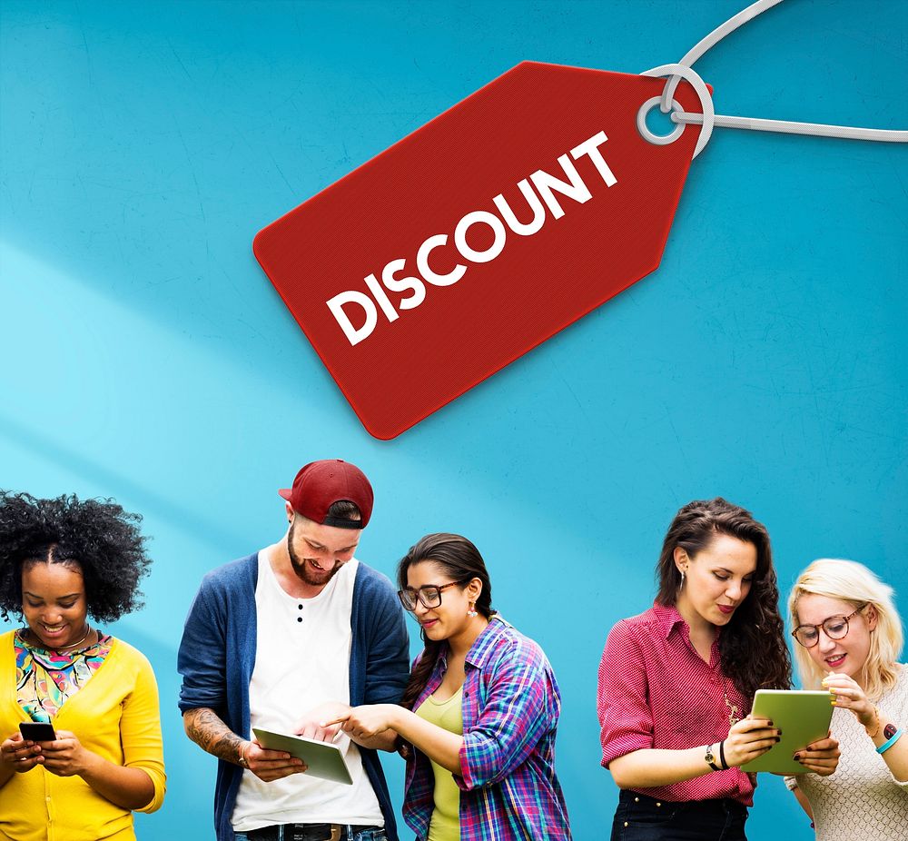 Sale Discount Label Tag Commerce Concept