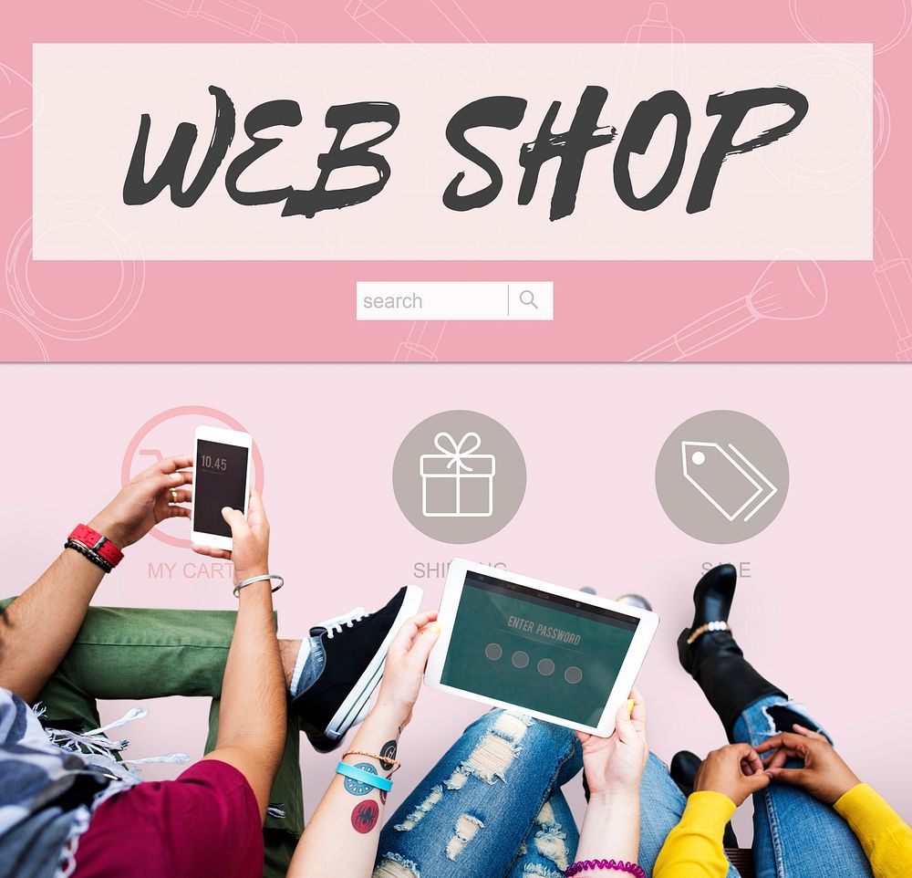 Web Shop Buy Online Internet Shopping Store Concept