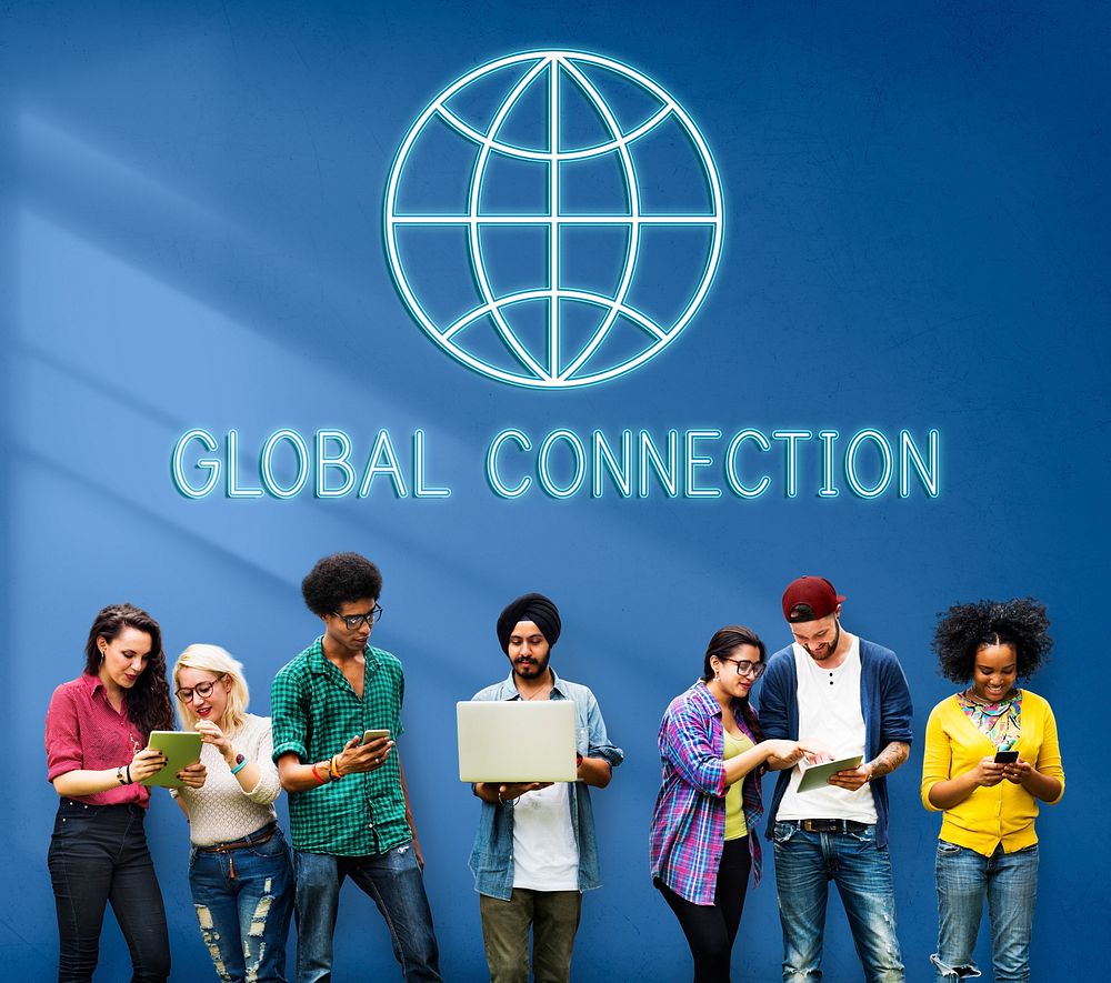 Global Worldwide Connection World International Concept