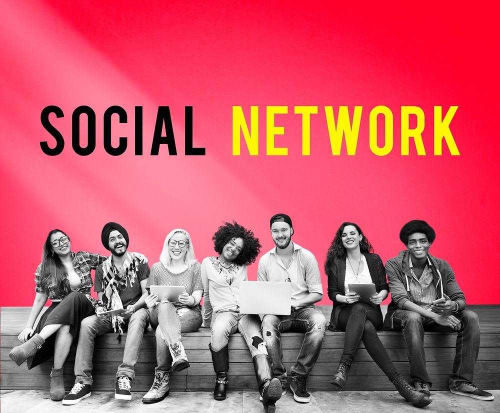 Internet Network Technology Social Platform Digital Word