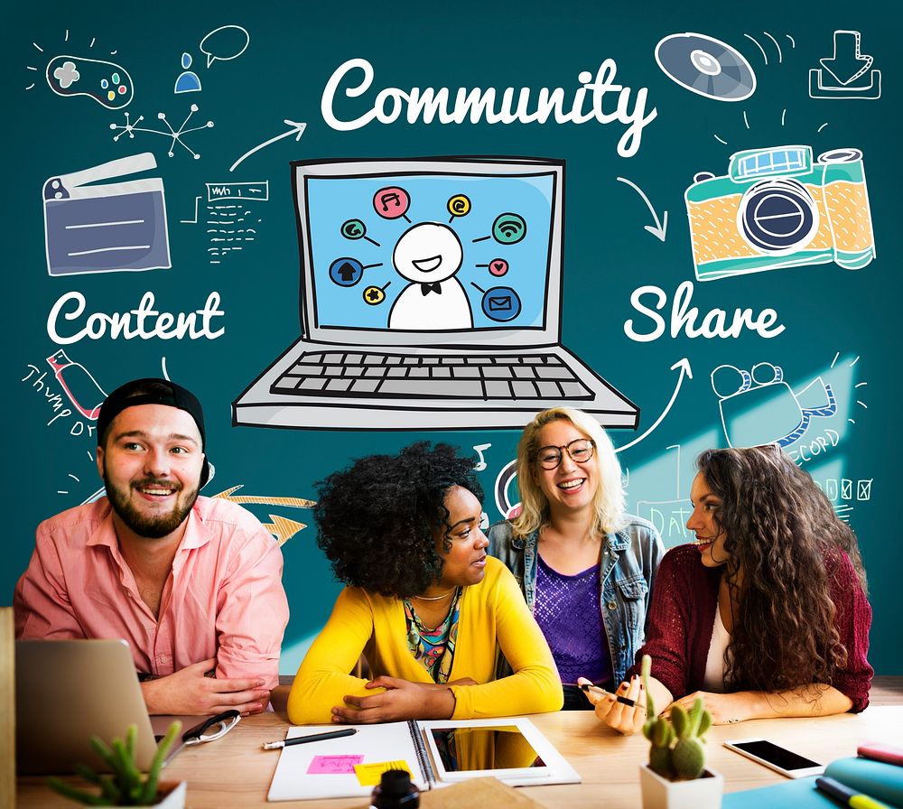 Community People Connection Social Network Concept