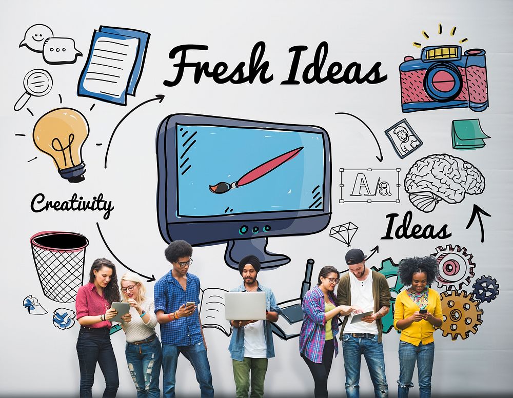Fresh Ideas Innovation Suggestion Tactics Concept