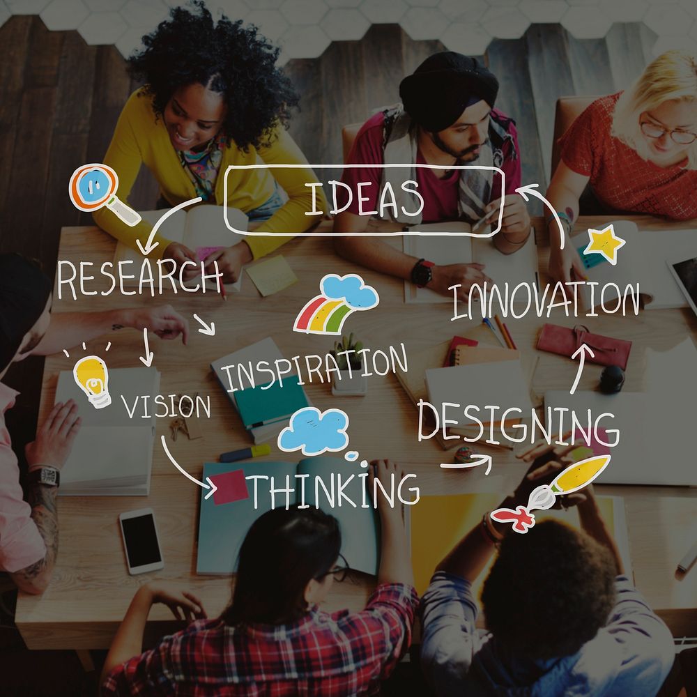 Ideas Thinking Strategy Creativity Planning Inspiration Concept