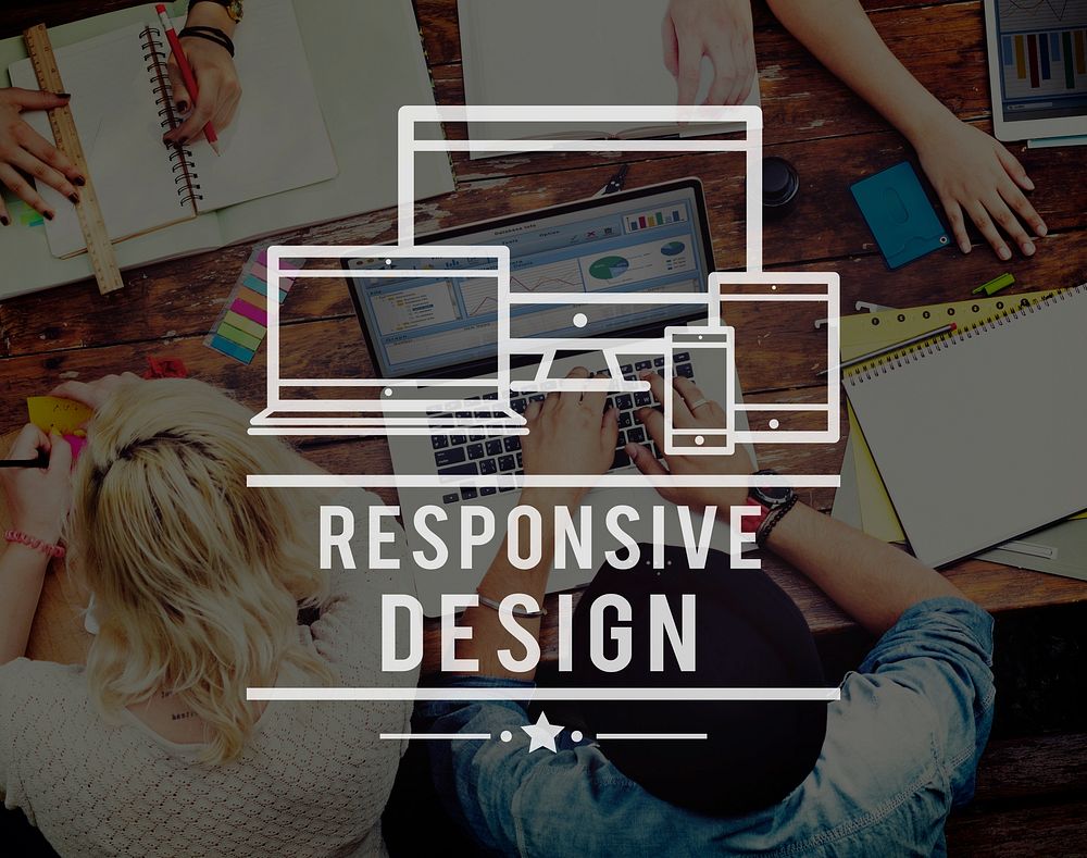 Responsive Design Information Content Layout Concept