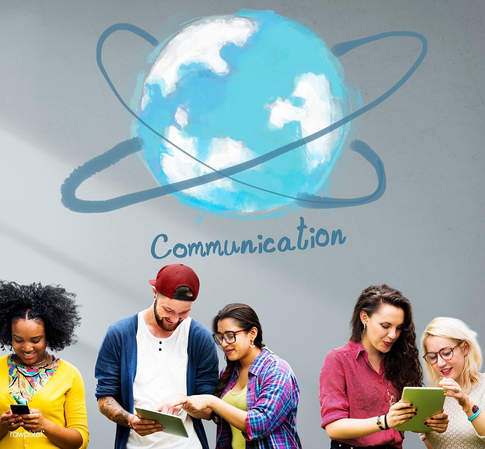 Communication Networking Online Technology Concept