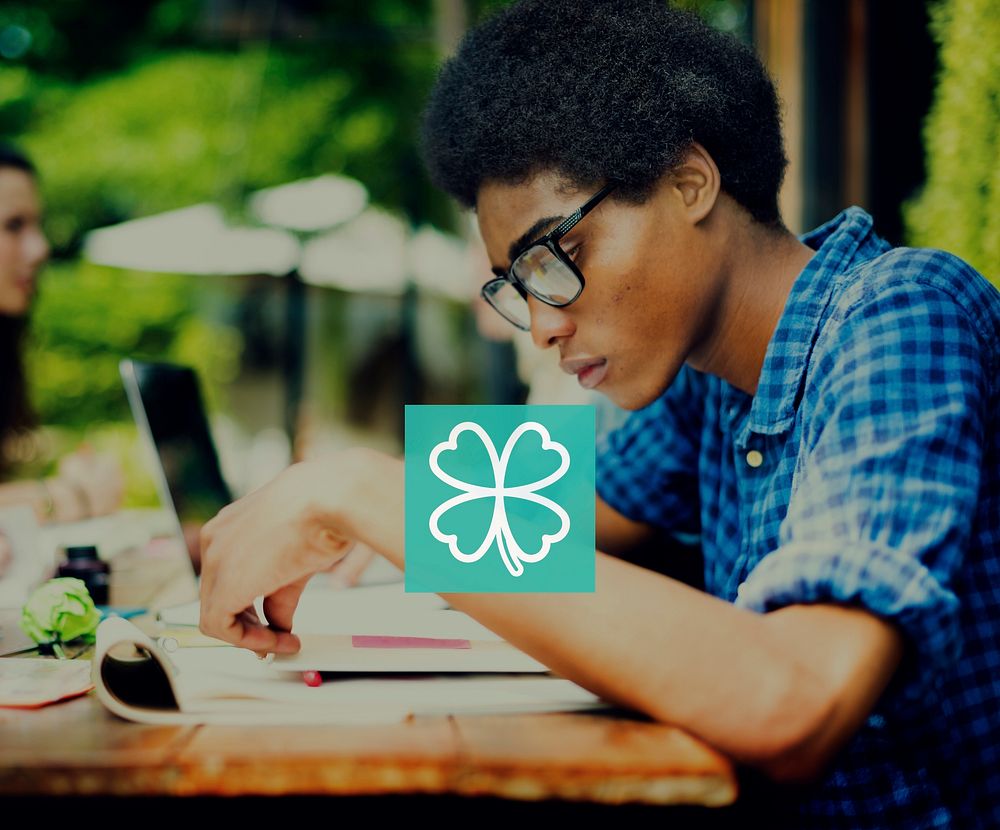 Green Clover Leaf Environmental Inspiration Concept