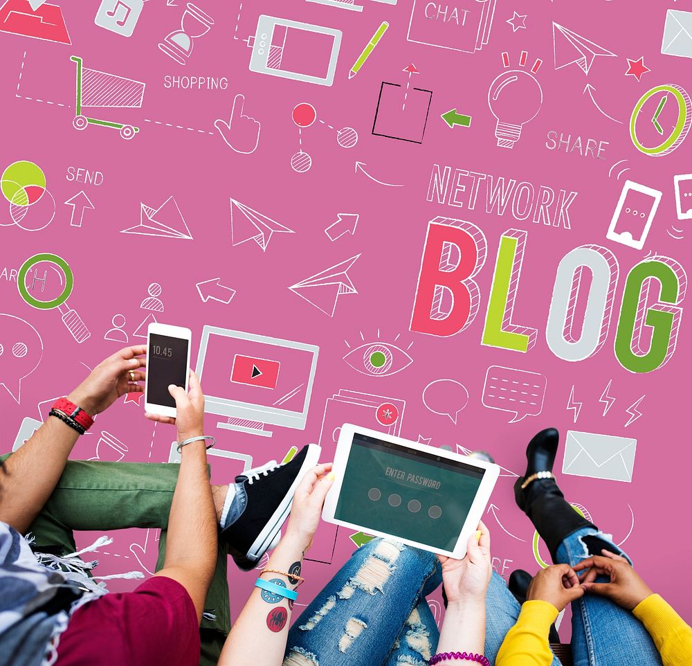 Blog Blogging Networking Digital Connection Concept