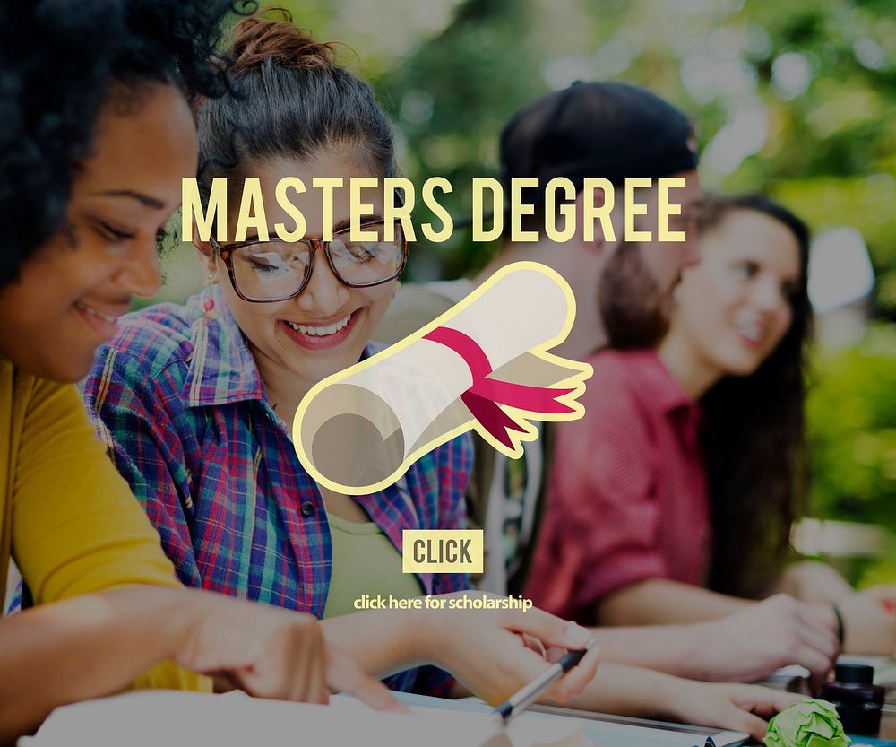 Master's Degree Knowledge Education Graduation Concept