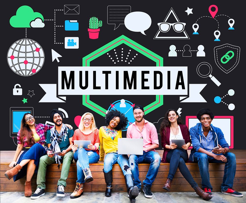 Multimedia Entertainment Channels Audio Content Concept