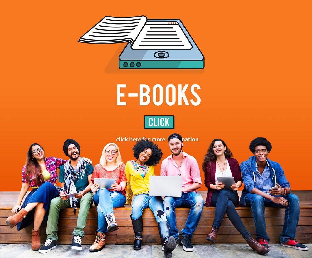 E-Books E-Reader Media Literature Innovation Technology Concept
